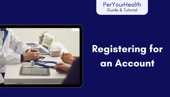Registering for an Account